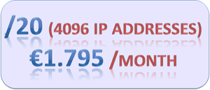 /20(4096 IP Address)